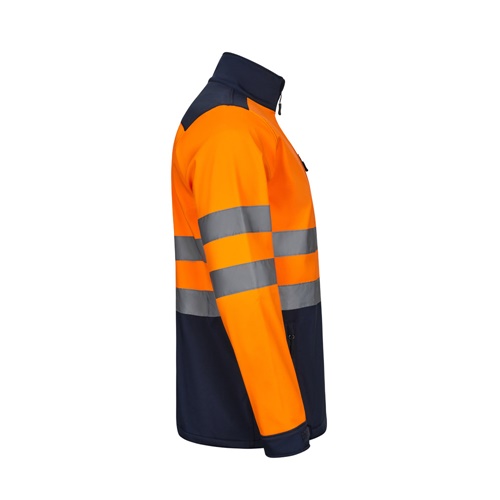 VL HESTIA LARGE. Casaco soft shell (280g/m²) bicolor, com forro polar e membrana de TPU, em poliéster (96%) e elastano (4%)