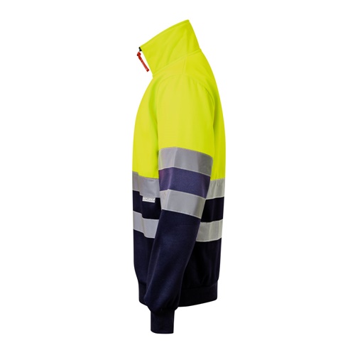 VL THOR LARGE. Sweatshirt bicolor (300g/m²) em felpa de poliéster (100%)
