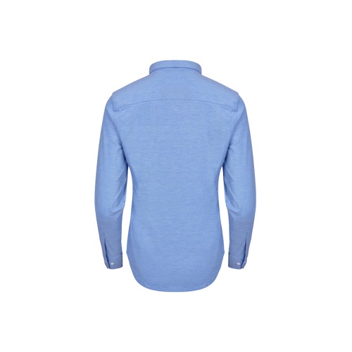 VL PRITHVI WOMEN. Camisa Oxford (180 g/m²) para mulher em algodão (50%), poliéster (45%) e elastano (5%)