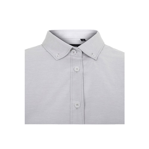 VL PRITHVI WOMEN. Camisa Oxford (180 g/m²) para mulher em algodão (50%), poliéster (45%) e elastano (5%)