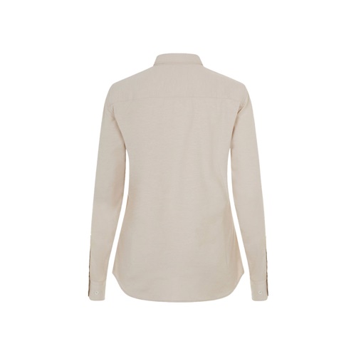 VL PRITHVI WOMEN. Camisa Oxford (180 g/m²) para mulher em algodão (50%), poliéster (45%) e elastano (5%)