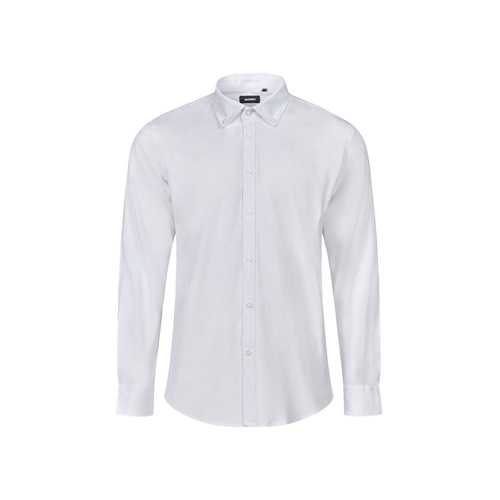 VL PRITHVI MAN. Camisa Oxford (180 g/m²) para homem em algodão (50%), poliéster (45%) e elastano (5%)
