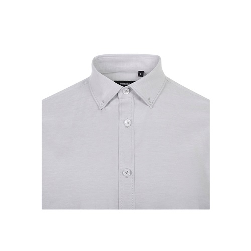 VL PRITHVI MAN. Camisa Oxford (180 g/m²) para homem em algodão (50%), poliéster (45%) e elastano (5%)