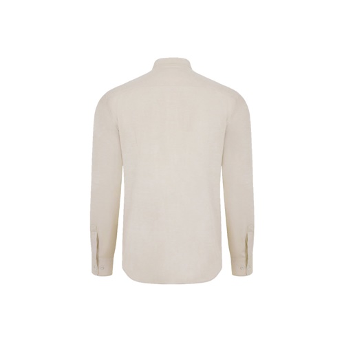 VL PRITHVI MAN. Camisa Oxford (180 g/m²) para homem em algodão (50%), poliéster (45%) e elastano (5%)