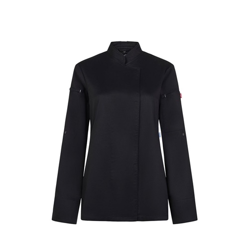 VL THOTH. Jaleca de cozinha (190 g/m²) para mulher, em algodão (35%) e poliéster reciclado (65%)
