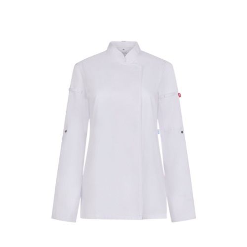 VL THOTH. Jaleca de cozinha (190 g/m²) para mulher, em algodão (35%) e poliéster reciclado (65%)