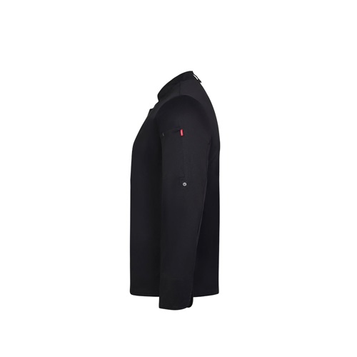 VL AGNI. Jaleca de cozinha (190 g/m²) unisexo, em algodão (35%) e poliéster reciclado (65%)