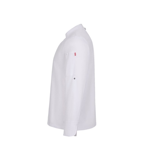 VL AGNI. Jaleca de cozinha (190 g/m²) unisexo, em algodão (35%) e poliéster reciclado (65%)