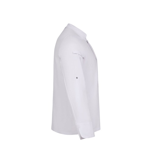 VL AGNI. Jaleca de cozinha (190 g/m²) unisexo, em algodão (35%) e poliéster reciclado (65%)