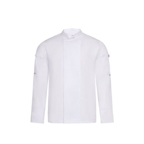 VL AGNI. Jaleca de cozinha (190 g/m²) unisexo, em algodão (35%) e poliéster reciclado (65%)