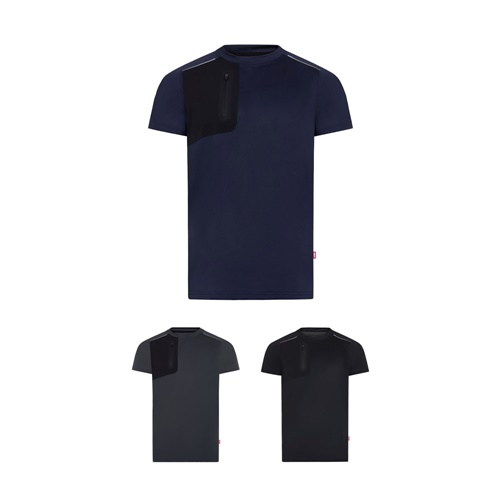 VL RHEA. T-shirt técnica em waffle (110 g/m²), em poliéster 100% reciclado