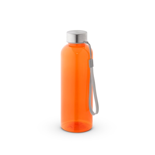 ENDERS M. Garrafa em PET reciclado (100% rPET) com acabamento translúcido brilhante 600 mL