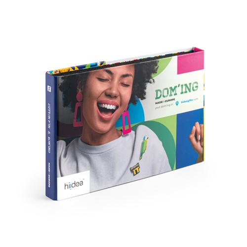 PIN & DOMING SHOWCASE. Mostruário 2 em 1 de Pins e Domings