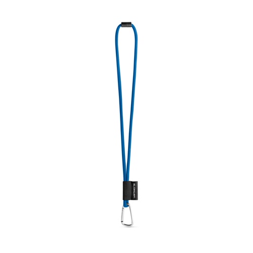 75089. SET Lanyard TUBE Long (Ø 7 mm) com Mosquetão D-shape 55 mm e Fecho de segurança Ø 7 mm