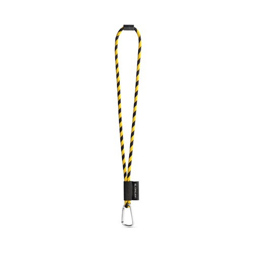 75089. SET Lanyard TUBE Long (Ø 7 mm) com Mosquetão D-shape 55 mm e Fecho de segurança Ø 7 mm
