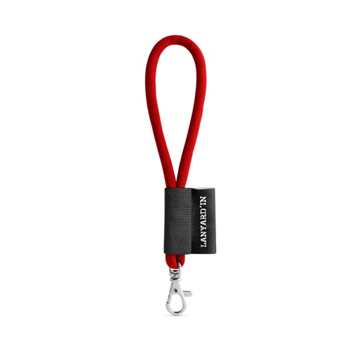 75090. SET Lanyard TUBE Short (Ø 7 mm) com mosquetão de gatilho 9 mm