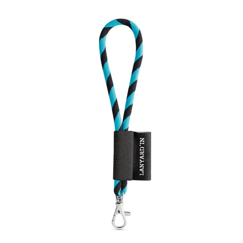 75090. SET Lanyard TUBE Short (Ø 7 mm) com mosquetão de gatilho 9 mm