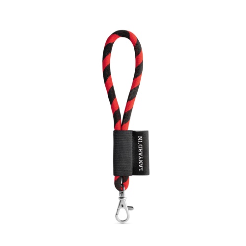 75090. SET Lanyard TUBE Short (Ø 7 mm) com mosquetão de gatilho 9 mm
