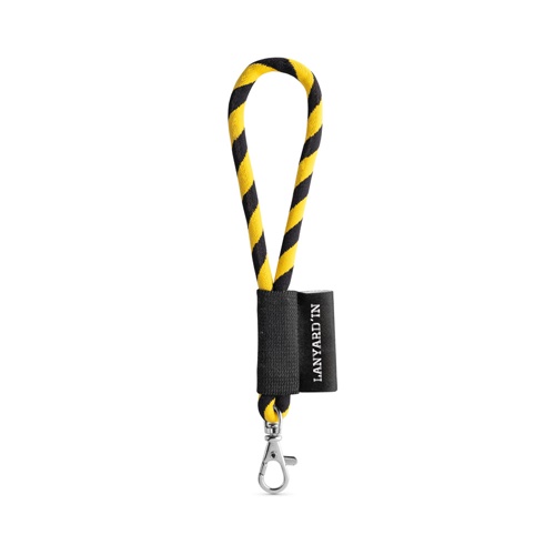 75090. SET Lanyard TUBE Short (Ø 7 mm) com mosquetão de gatilho 9 mm