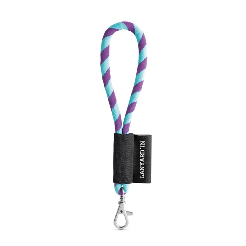 75090. SET Lanyard TUBE Short (Ø 7 mm) com mosquetão de gatilho 9 mm