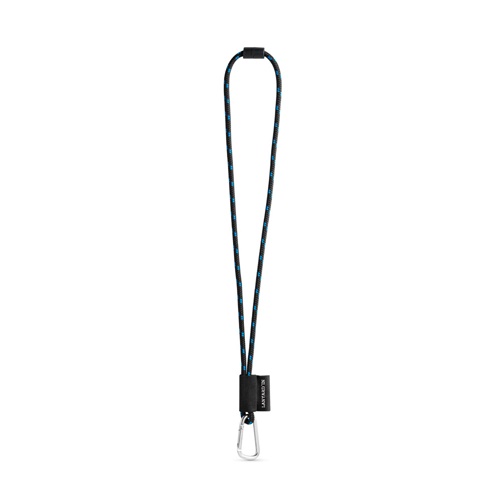 75091. SET Lanyard NAUTIC Long (Ø 7 mm) com Mosquetão D-Shape 55 mm e Fecho de segurança Ø 7 mm