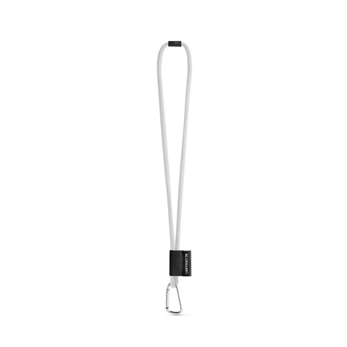 SET Lanyard TUBE Long (Ø 7 mm) com Mosquetão D-Shape 55 mm e Fecho de segurança Ø 7 mm