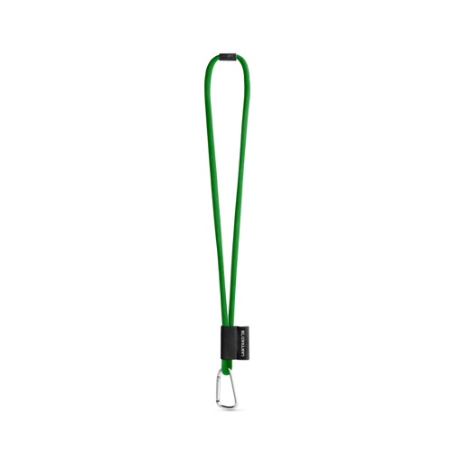 SET Lanyard TUBE Long (Ø 7 mm) com Mosquetão D-Shape 55 mm e Fecho de segurança Ø 7 mm