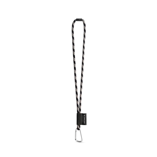 SET Lanyard TUBE Long (Ø 7 mm) com Mosquetão D-Shape 55 mm e Fecho de segurança Ø 7 mm