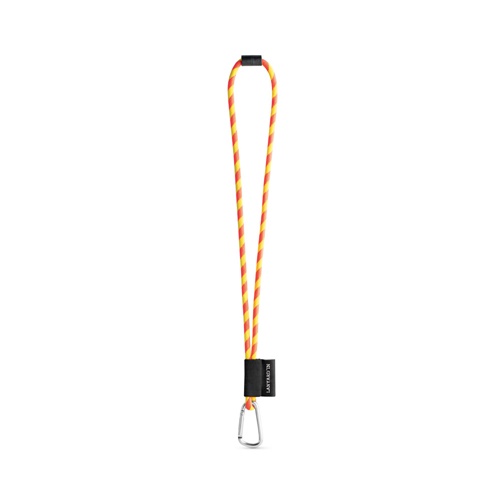 SET Lanyard TUBE Long (Ø 7 mm) com Mosquetão D-Shape 55 mm e Fecho de segurança Ø 7 mm