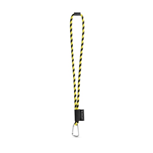 SET Lanyard TUBE Long (Ø 7 mm) com Mosquetão D-Shape 55 mm e Fecho de segurança Ø 7 mm