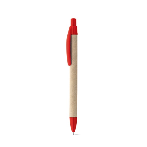 REMI. Esferográfica em papel 100% reciclado com clipe