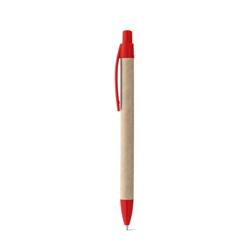 REMI. Esferográfica em papel 100% reciclado com clipe