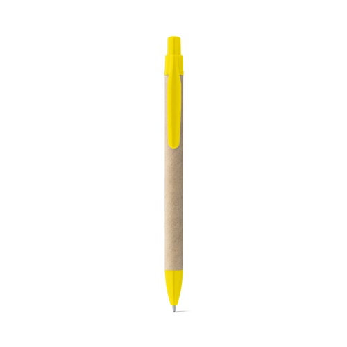 REMI. Esferográfica em papel 100% reciclado com clipe