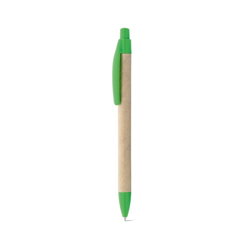 REMI. Esferográfica em papel 100% reciclado com clipe