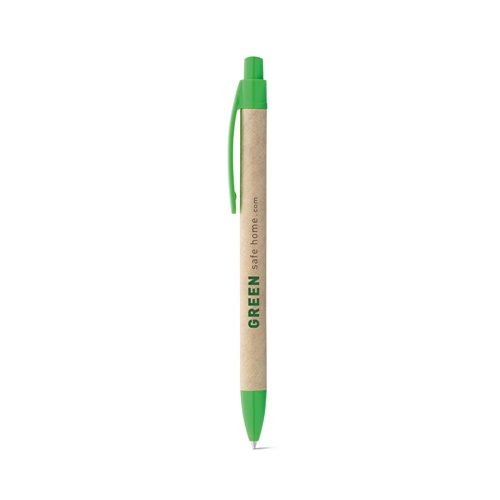 REMI. Esferográfica em papel 100% reciclado com clipe