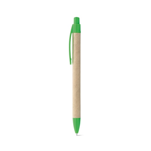REMI. Esferográfica em papel 100% reciclado com clipe