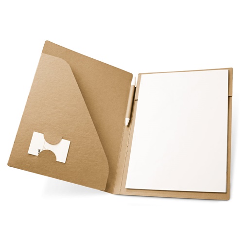 POE. Pasta porta-documentos A4 em papel 100% reciclado (450 g/m²)