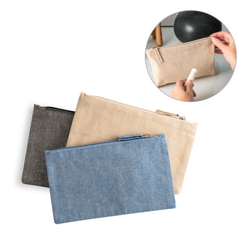 MILLIE. Bolsa multifunções em algodão reciclado (70%) e poliéster (30% rPET) (140 g/m²)