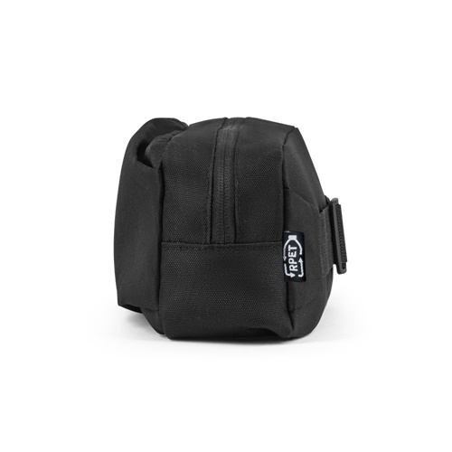 DELFOS POUCH. Bolsa de cintura em poliéster reciclado 300D e poliéster reciclado 600D com elementos refletores