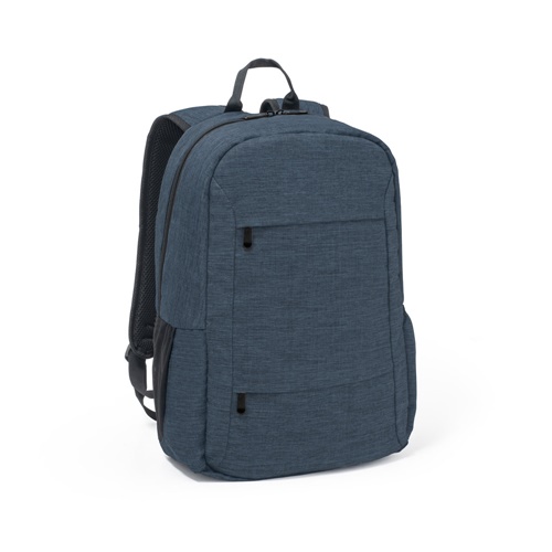 BUSINESS. Mochila para computador portátil em poliéster reciclado 300D