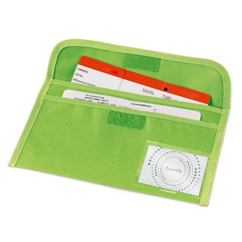 AIRLINE. Bolsa porta-documentos de viagem em 600D