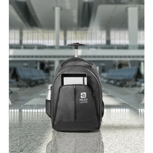 EINDHOVEN. Mochila trolley para computador portátil 15'6'' em poliéster 600D