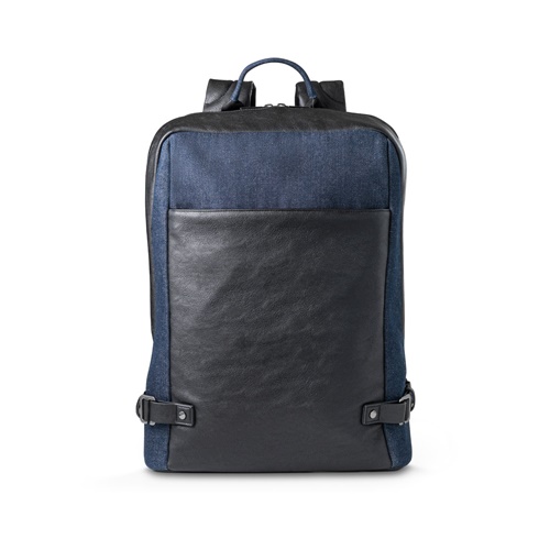 DIVERGENT BACKPACK I. Mochila para portátil até 15'6'' em ganga e PU