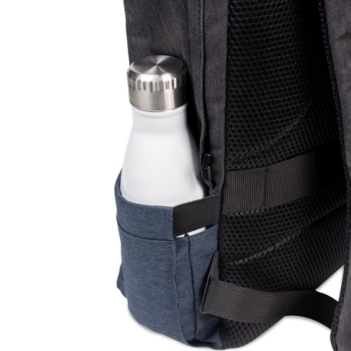 GENOA BPACK. Mochila antirroubo em 600D poliéster reciclado de alta densidade