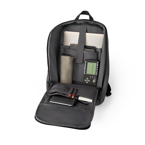 TOULON. Mochila para notebook em 600D poliéster reciclado de alta densidade com resistência à água 16"