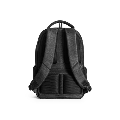 RE-BOSTON. Mochila para computador portátil em Nylon reciclado 2Tone resistente à água com compartimento em 210D