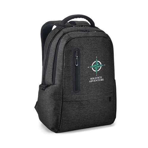 RE-BOSTON. Mochila para computador portátil em Nylon reciclado 2Tone resistente à água com compartimento em 210D