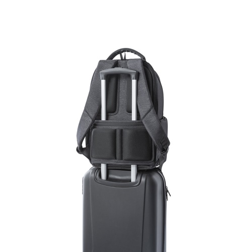 RE-BOSTON. Mochila para computador portátil em Nylon reciclado 2Tone resistente à água com compartimento em 210D