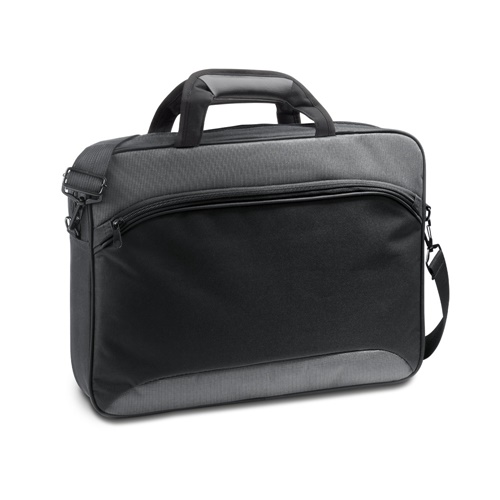 SANTANA. Pasta para computador portátil 15.6'' em 600D 2Tone e 300D poliéster