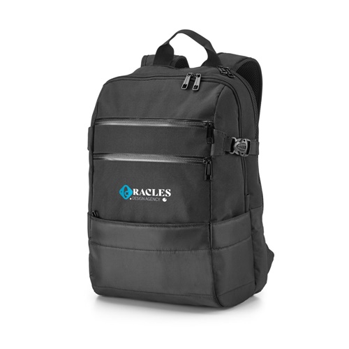 ZIPPERS BPACK. Mochila para portátil 15'6'' em 840D jacquard e poliéster 300D